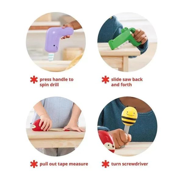 Skip Hop - 4Pk Zoo Crew Tool Set Toy