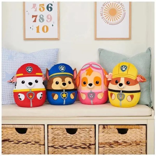 Spin Master - GUND PAW Patrol Chase Squish Plush, Squishy Stuffed Animal for Ages 1+, 12??