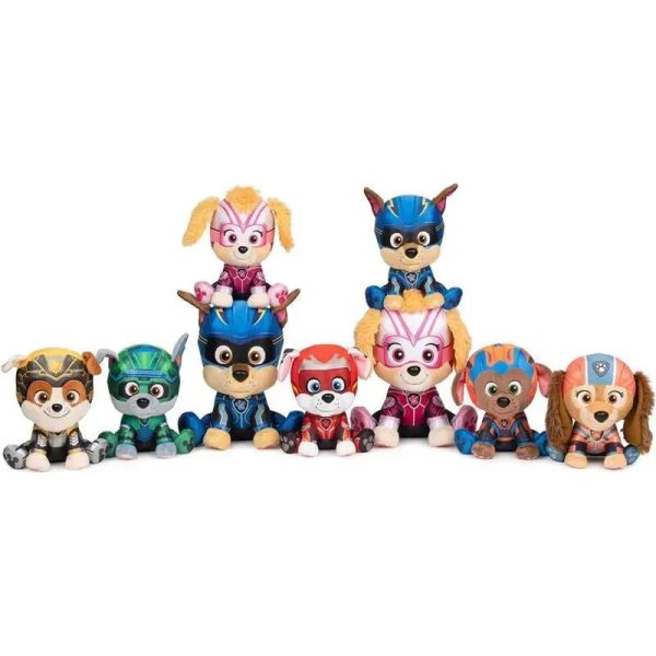 Spin Master - GUND PAW Patrol: The Mighty Movie Chase Stuffed Animal, for Ages 1+, 6??