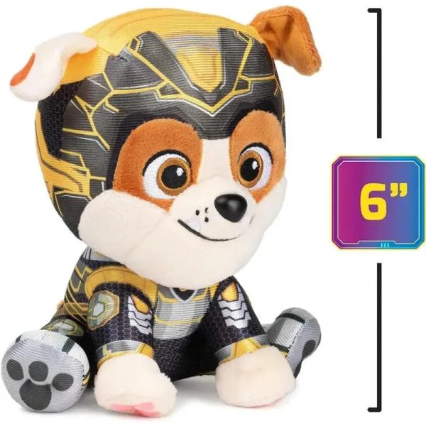 Spin Master - GUND PAW Patrol: The Mighty Movie Rubbie Stuffed Animal, for Ages 1+, 6??