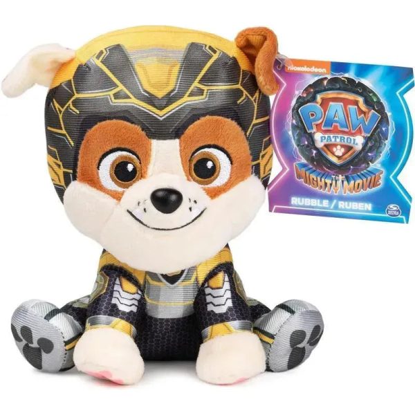 Spin Master - GUND PAW Patrol: The Mighty Movie Rubbie Stuffed Animal, for Ages 1+, 6??