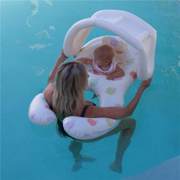 Sunnylife - Float Together Baby Seat Apple Sorbet Multi