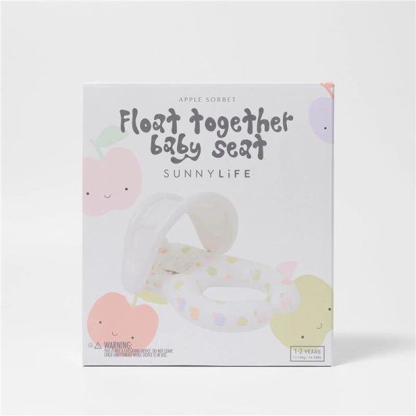 Sunnylife - Float Together Baby Seat Apple Sorbet Multi