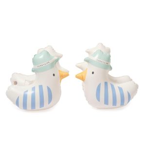 Sunnylife - Kids Inflatable Arm Bands Sid The Seagull Blue Stripe
