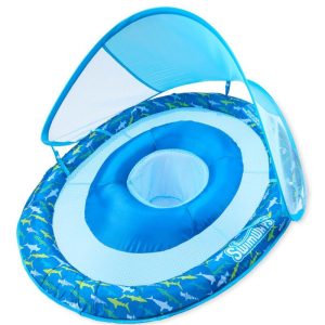 Swimways - Baby Pool Float With Canopy & UPF Protection, Assortment