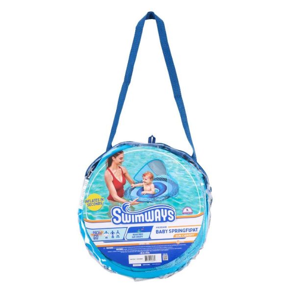 Swimways - Baby Pool Float With Canopy & UPF Protection, Assortment
