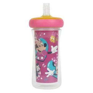 The First Years - Disney Minnie Mouse Insulated Straw Cup, 9 Oz