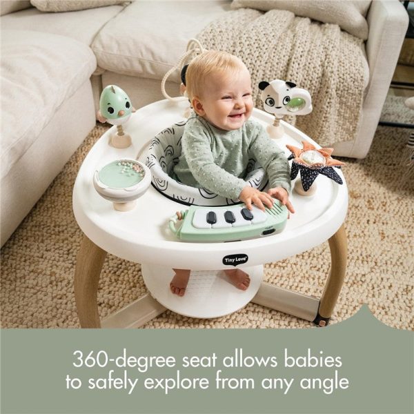 Tiny Love 5-in-1 Here I Grow Stationary Activity Center ?C Black & White D??cor Collection, Black & White