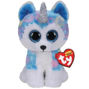 Ty - Plush, Helena Husky With Horn