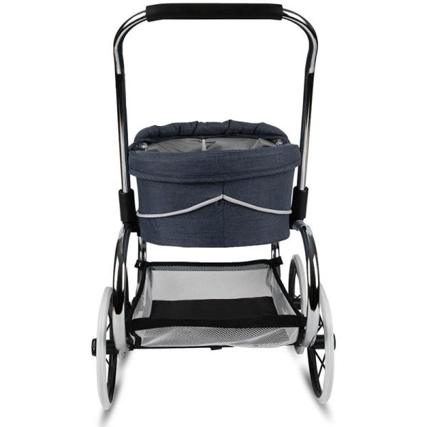 Valco Baby - Classic Denim Blue Bassinet Doll Stroller